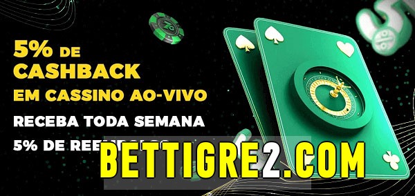 Promoções do cassino ao Vivo bettigre 